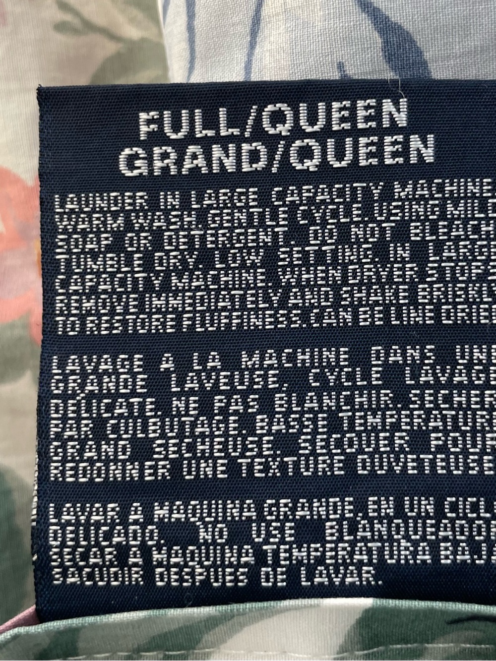 Vintage Ralph Lauren Allison Floral Full/Queen Comforter - Picture 7 of 7